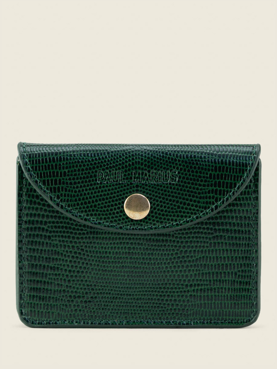 green-leather-purse-basile-1960-paul-marius-front-view-picture-m75-l-dg