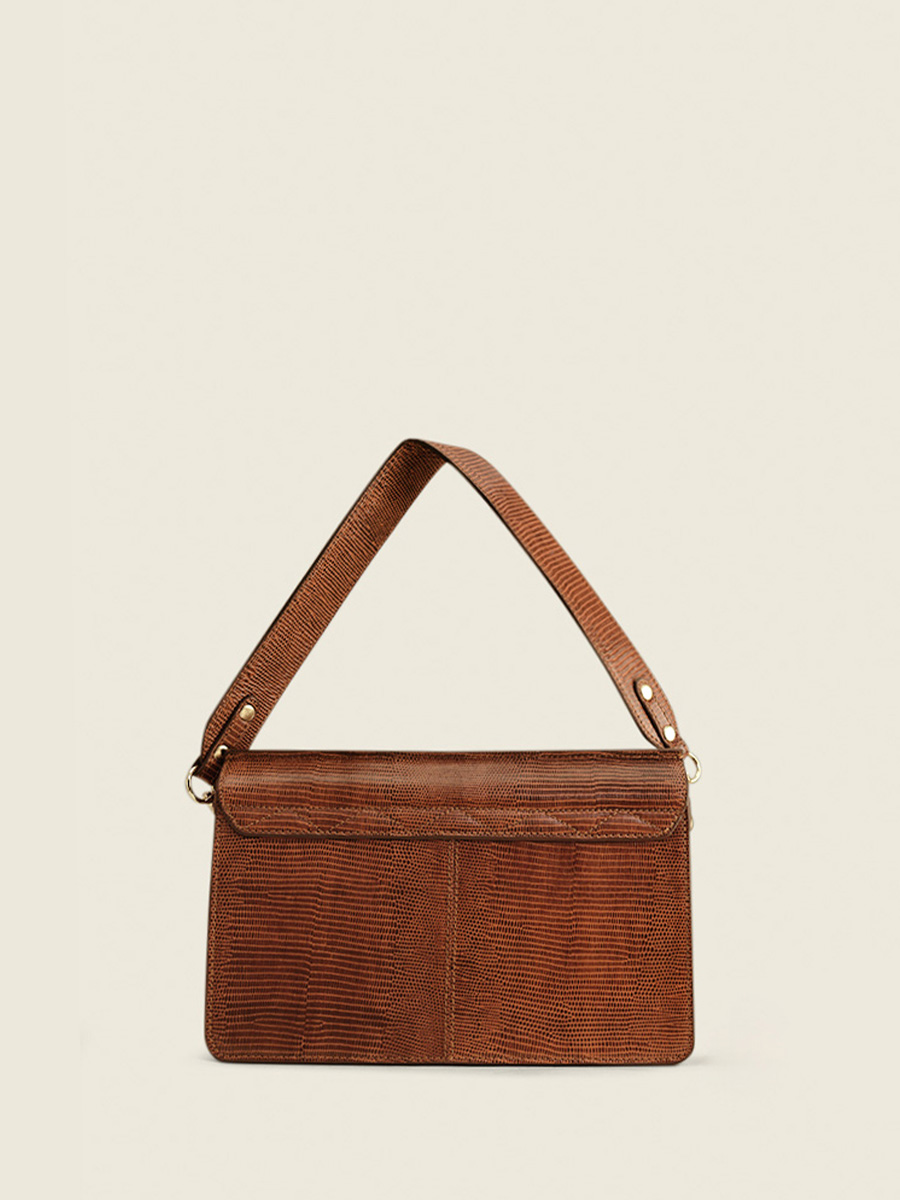 Mango leather best sale baguette bag