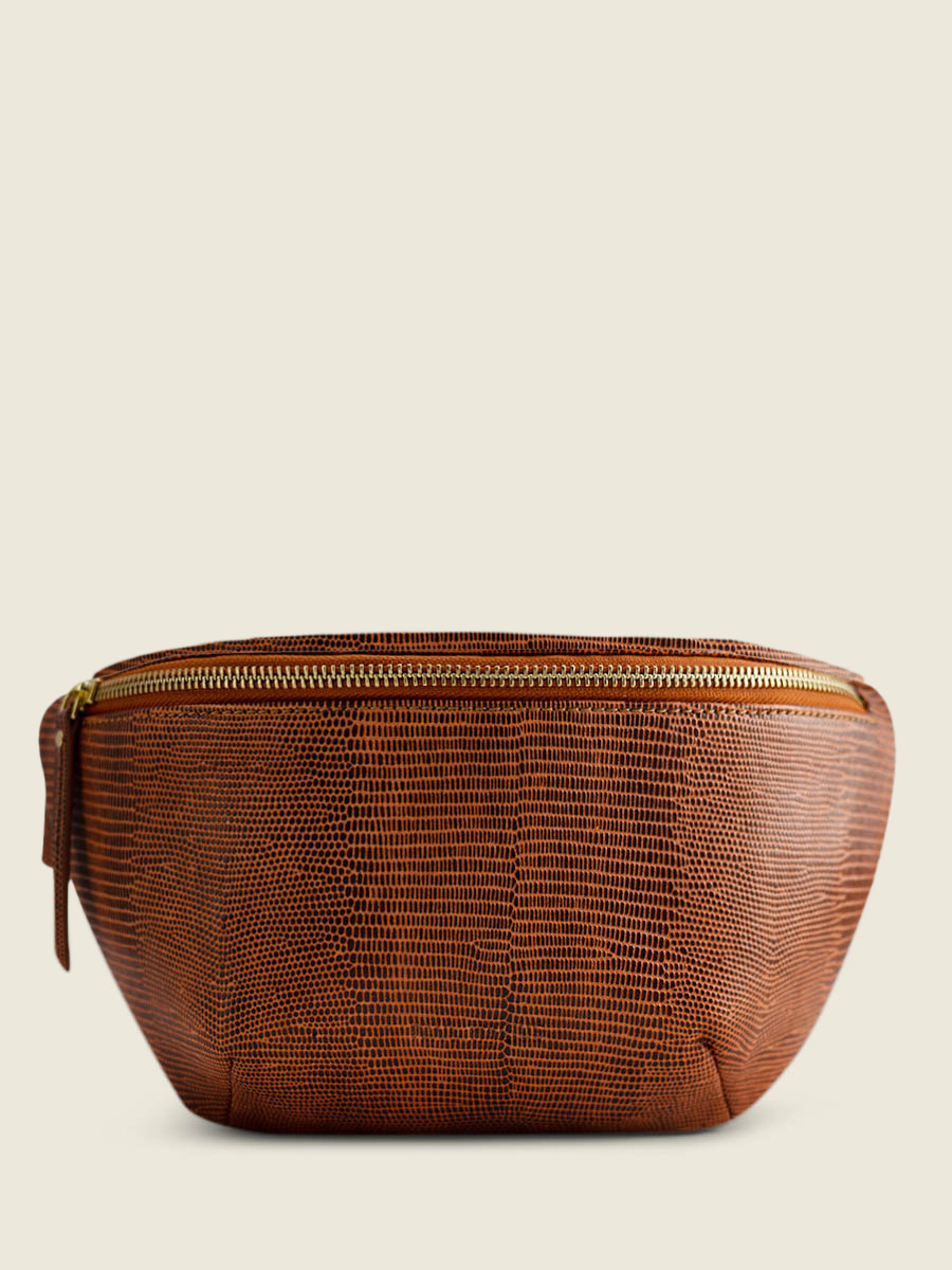 Brown leather fanny pack womens 2025