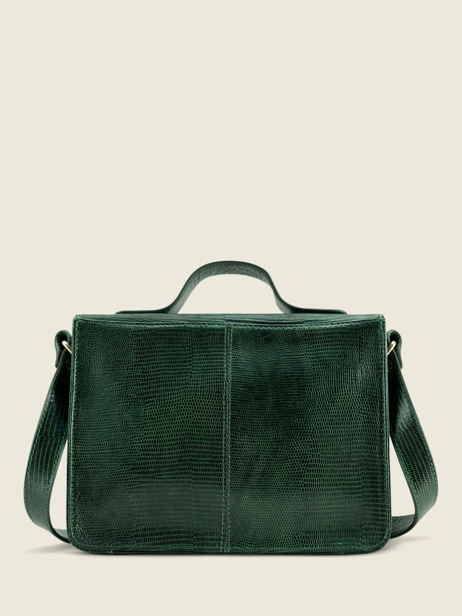 green-leather-handbag-mademoiselle-george-1960-paul-marius-back-view-picture-w05-l-dg