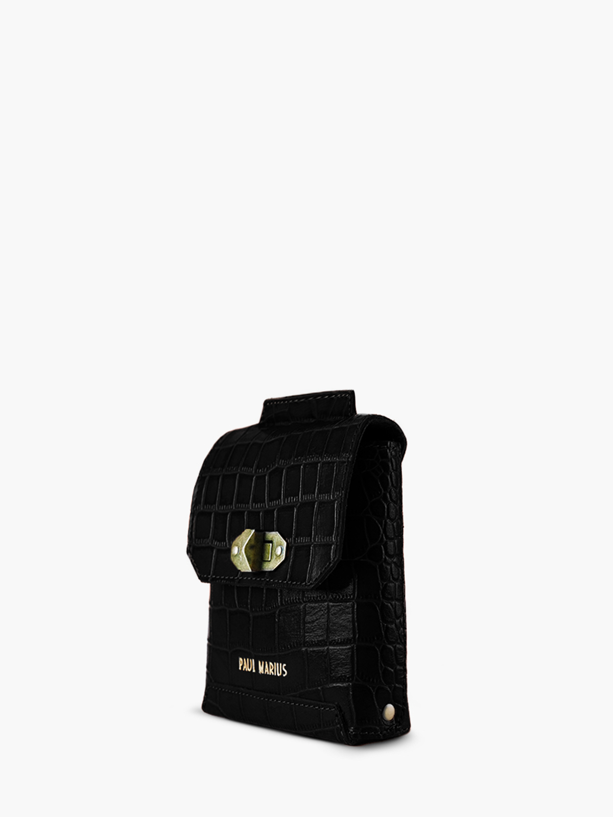 leather-phone-bag-for-woman-black-side-view-picture-agathe-alligator-jet-black-paul-marius-3760125357454