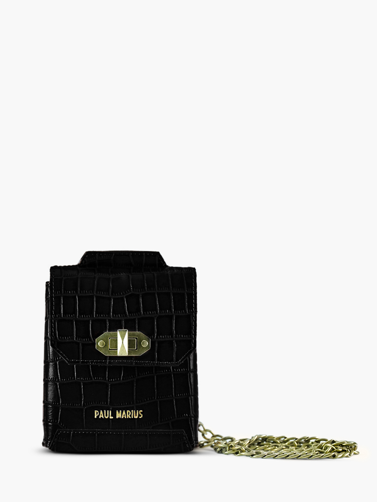 leather-phone-bag-for-woman-black-front-view-picture-agathe-alligator-jet-black-paul-marius-3760125357454