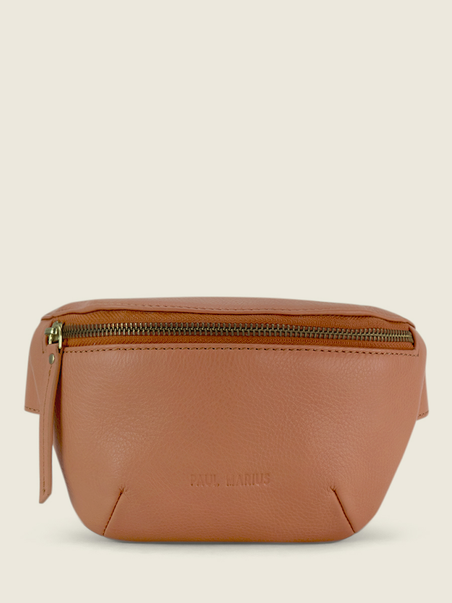 mini-leather-fanny-pack-for-women-brown-front-view-picture-labanane-xs-art-deco-caramel-paul-marius-3760125359489