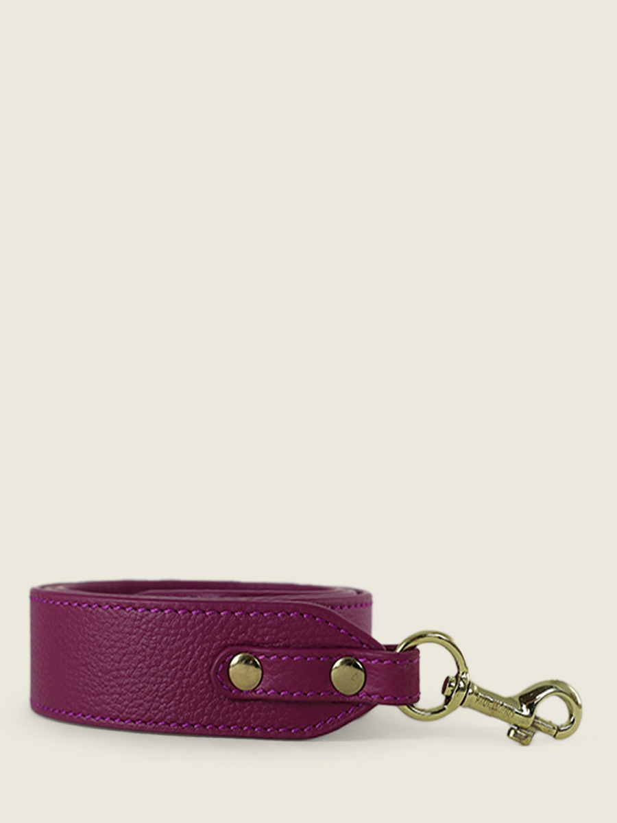 Removable Purple Leather Bag Strap LaBandouli re Art Deco Zinzolin PAUL MARIUS