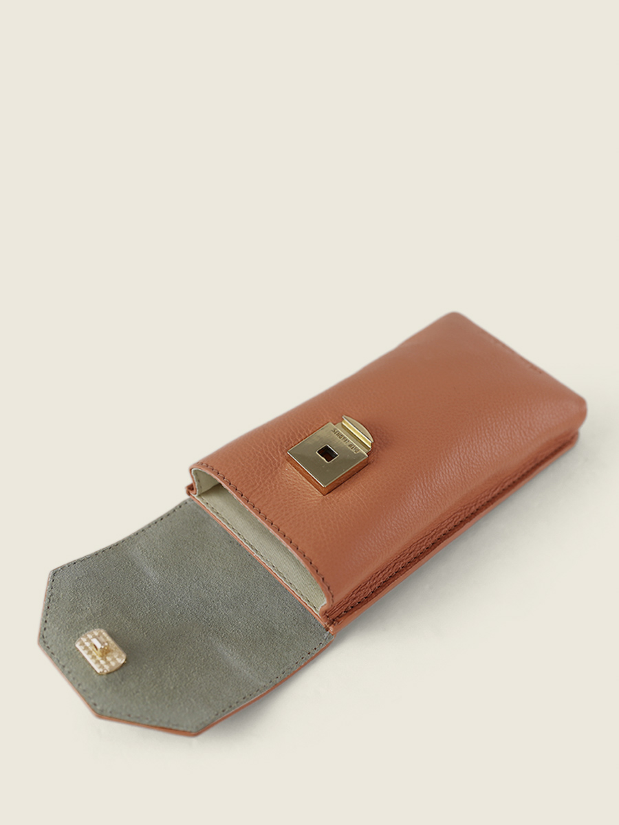 leather-phone-bag-for-women-brown-interior-view-picture-eva-art-deco-caramel-paul-marius-3760125359885