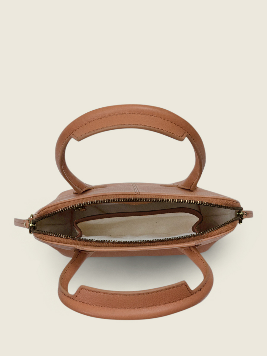 mini-leather-handbag-for-women-brown-interior-view-picture-gisele-xs-art-deco-caramel-paul-marius-3760125359687