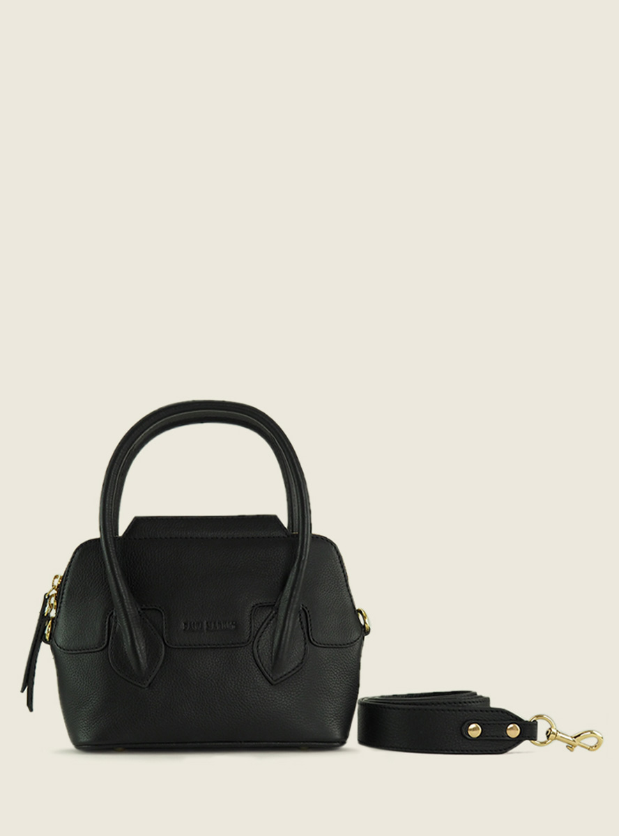 mini-leather-handbag-for-women-black-front-view-picture-gisele-xs-art-deco-black-paul-marius-3760125359670