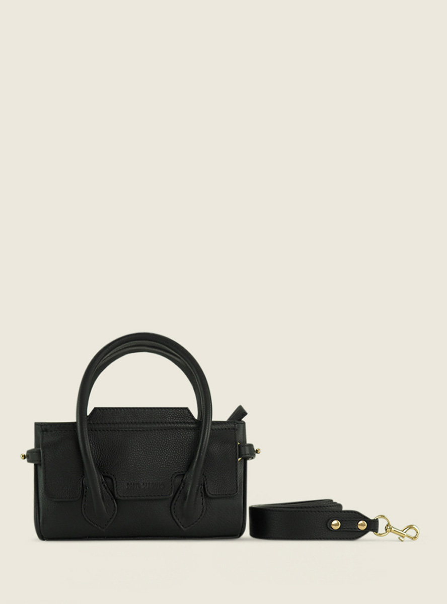mini-leather-handbag-for-women-black-front-view-picture-madeleine-xs-art-deco-black-paul-marius-3760125359595