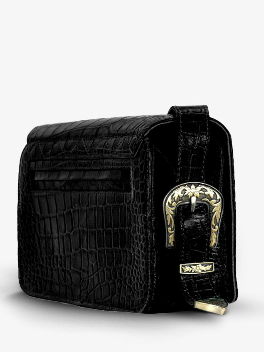 leather-baguette-bag-for-woman-black-side-view-picture-lebaguette-alligator-jet-black-paul-marius-3760125357515