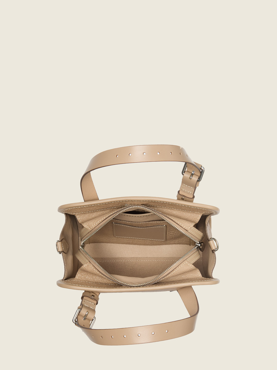 Taupe-leather-handbag-lecabas-s-women-inside-view-w81s-bei