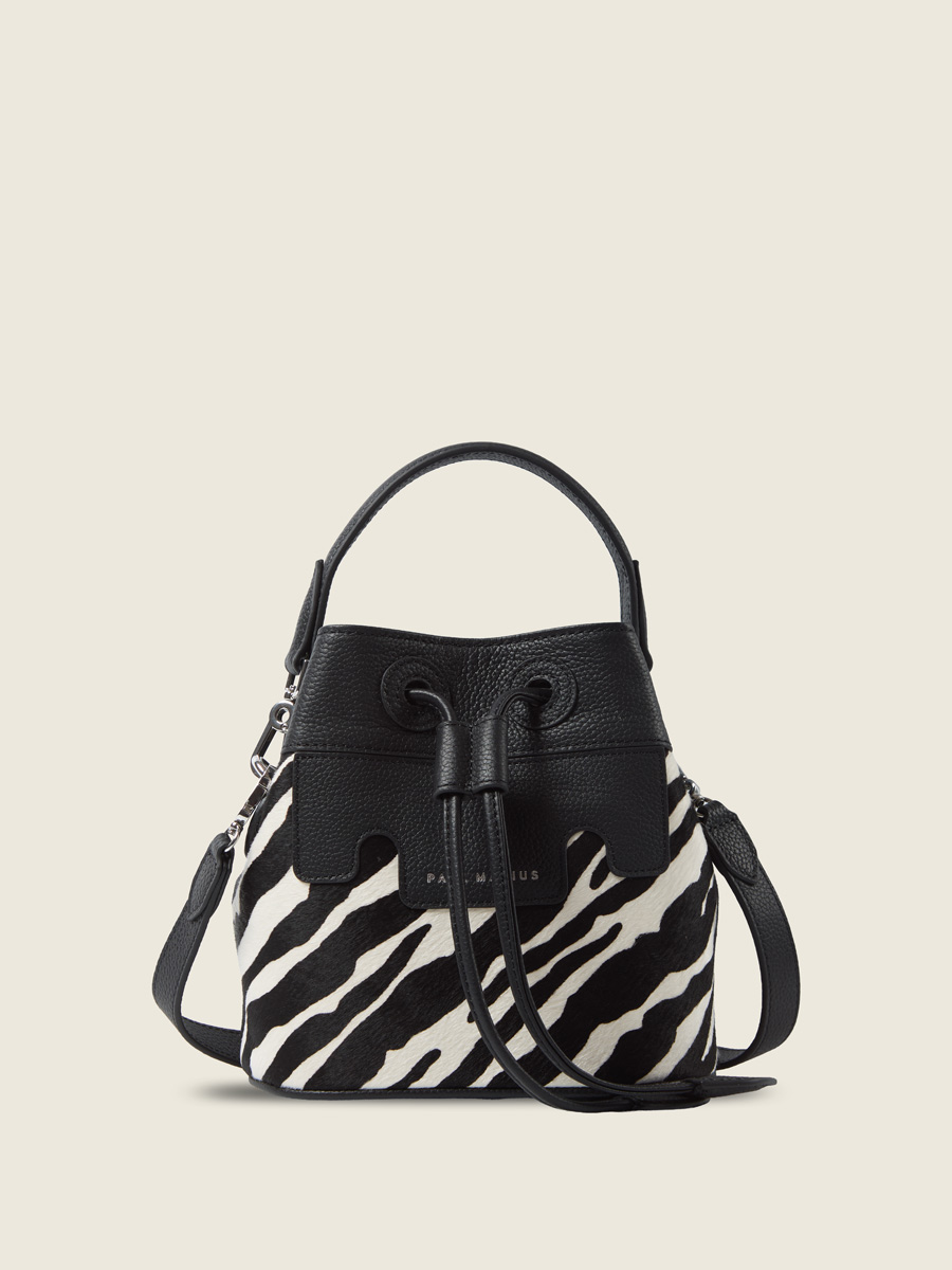 mini-bucket-bag-leather-capucine-xs-black-white-front-view-w39xs-ti-b-w 