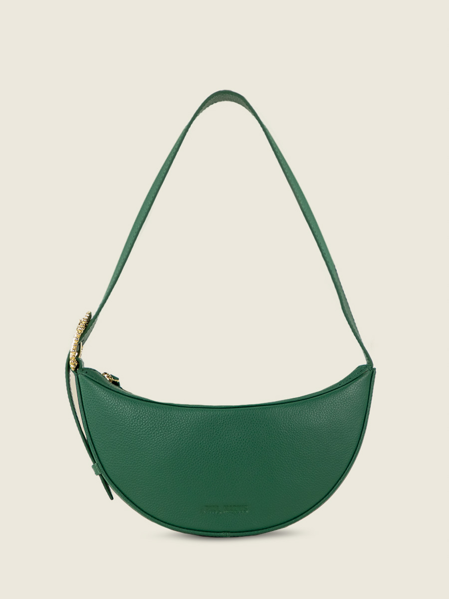 green-leather-half-moon-celeste-imperial-green-paul-marius-side-view-picture-w50-az-gr