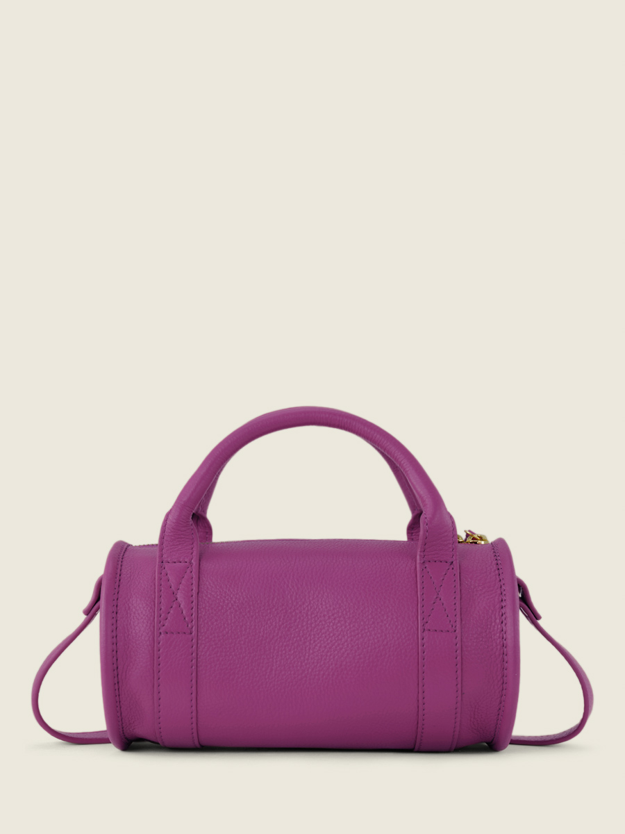 Purple Leather Mini Handbag for Women Charlie Sorbet Blackcurrant PAUL MARIUS