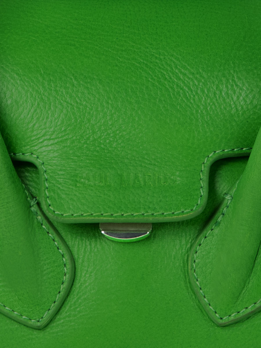 green-leather-mini-handbag-colette-xs-neon-paul-marius-focus-material-view-picture-w28xs-ne-gr