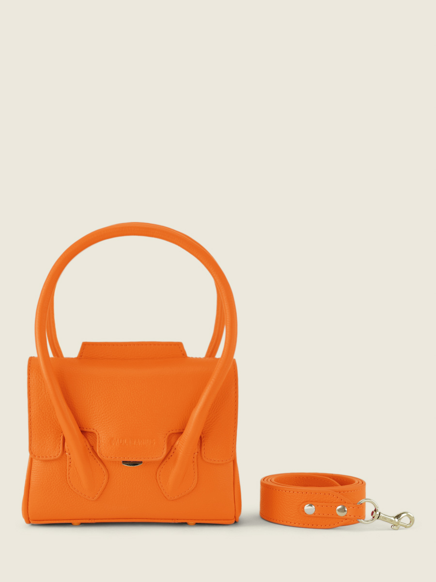 orange-leather-mini-handbag-colette-xs-sorbet-mango-paul-marius-front-view-picture-w28xs-sb-o