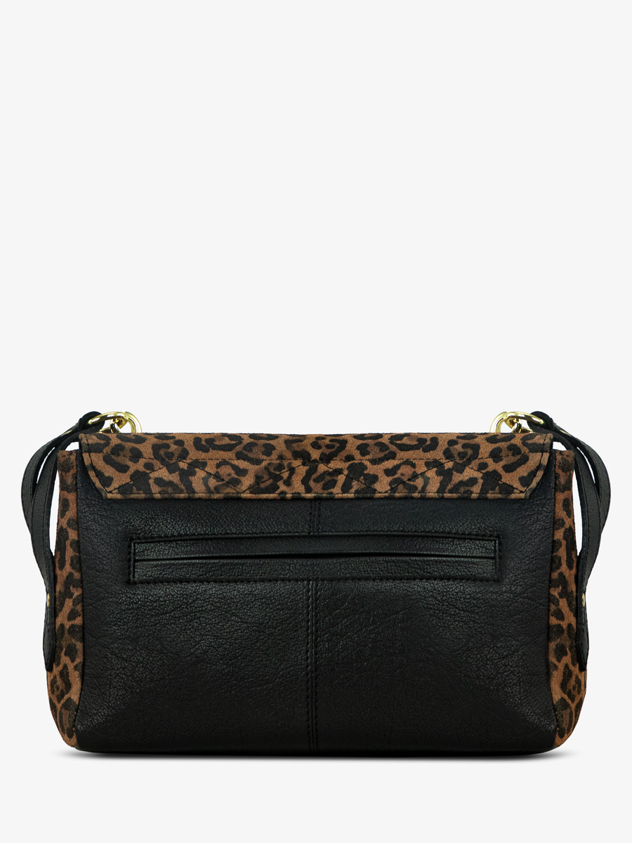 Leopard Black Leather Cross Body for Women Diane S Leopard Black PAUL MARIUS