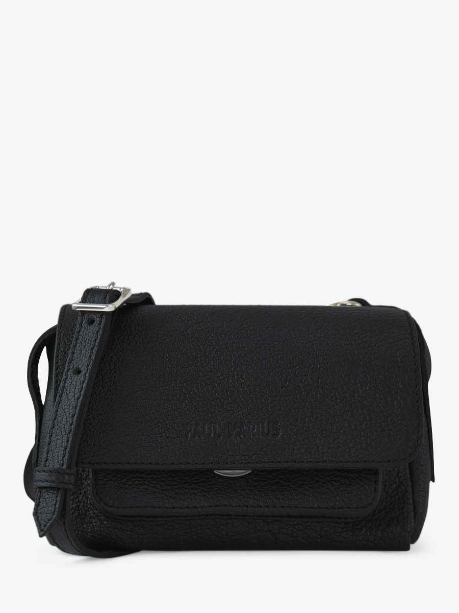 black-leather-mini-cross-body-bag-diane-xs-black-paul-marius-front-view-picture-w035xs-b