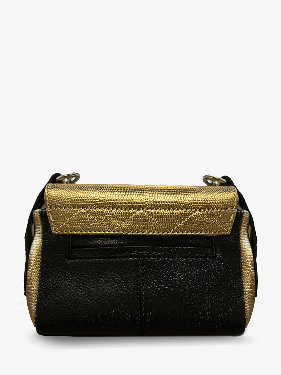 Sac paul marius noir et doré hot sale