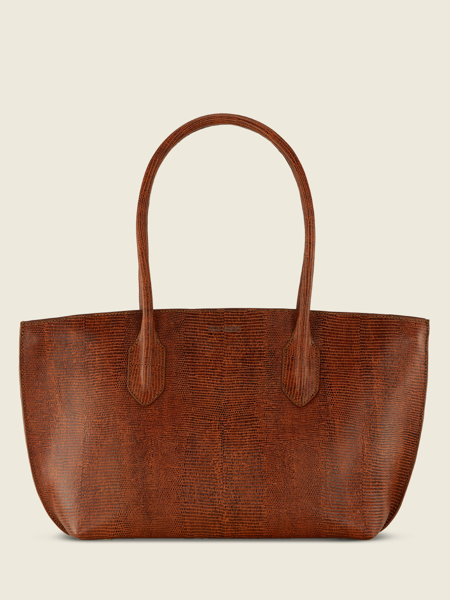 Light Brown tote bag for women Edith 1960 Amber PAUL MARIUS