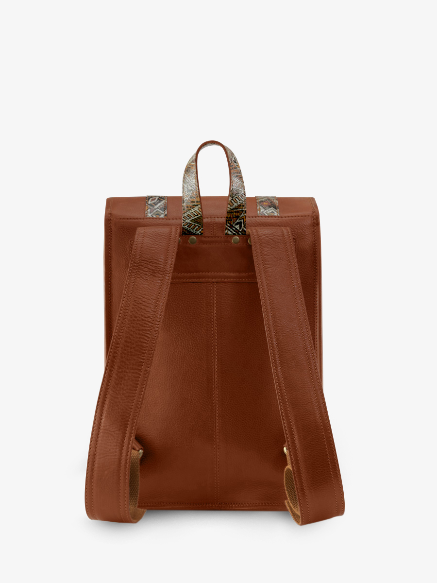 Multicoloured Leather Backpack LeCoursier Esperanza PAUL MARIUS