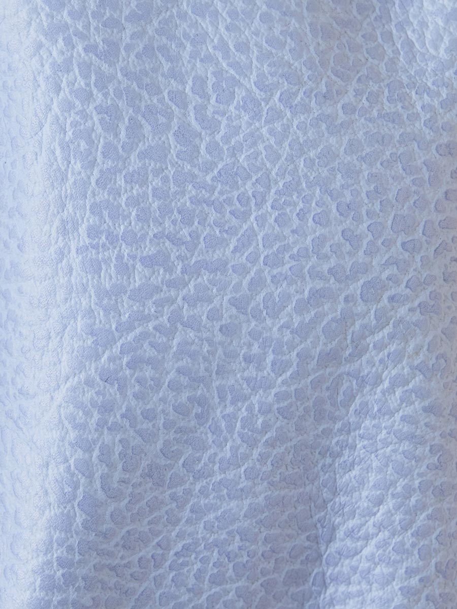 Purple leather baguette bag Elliott Baguette - Lavender focus material photo