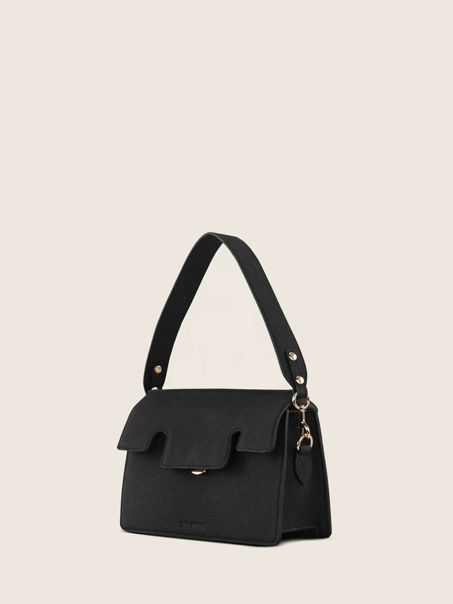 baguette-bag-leather-gabrielle-soft-black-back-view-w42-bm-b