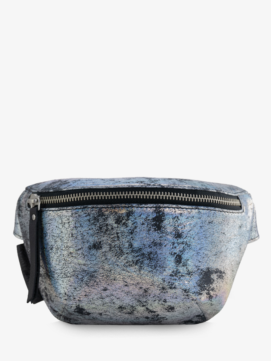 holographic-leather-bananabag-labanane-xs-galaxy-paul-marius-front-view-picture-m503xs-gal