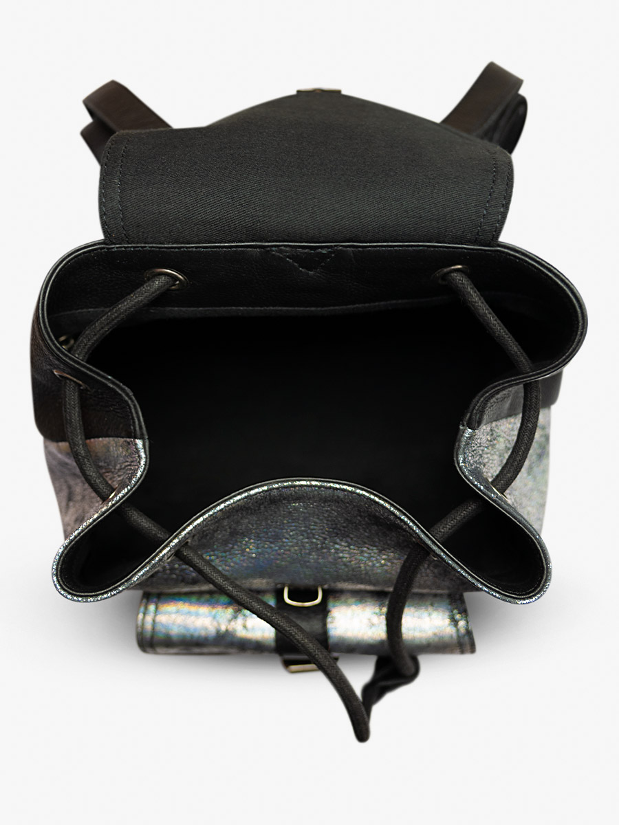 holographic-leather-bagpack-lebaroudeur-galaxy-paul-marius-inside-view-picture-m40-gal