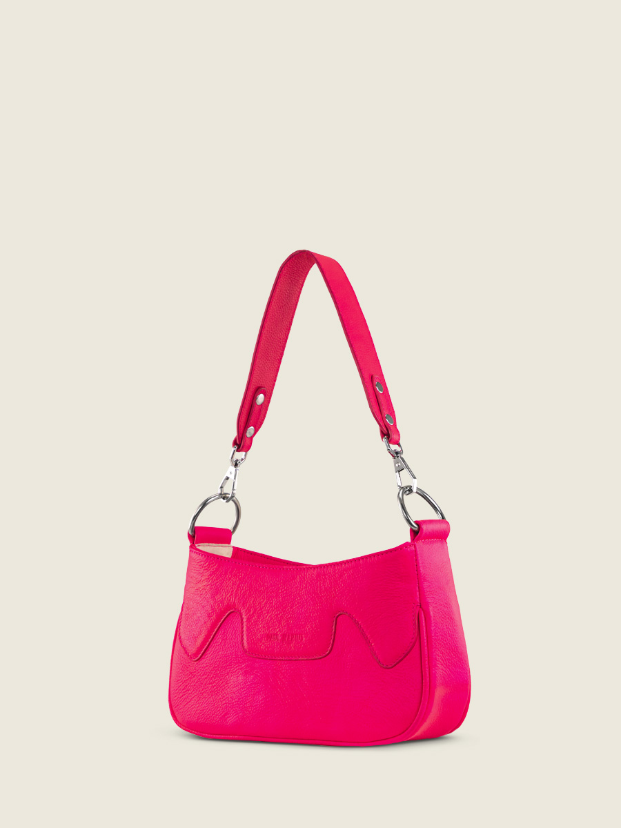 pink-leather-half-moon-garance-neon-paul-marius-side-view-picture-w40-ne-pi