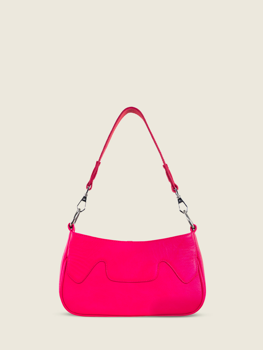 pink-leather-half-moon-garance-neon-paul-marius-back-view-picture-w40-ne-pi
