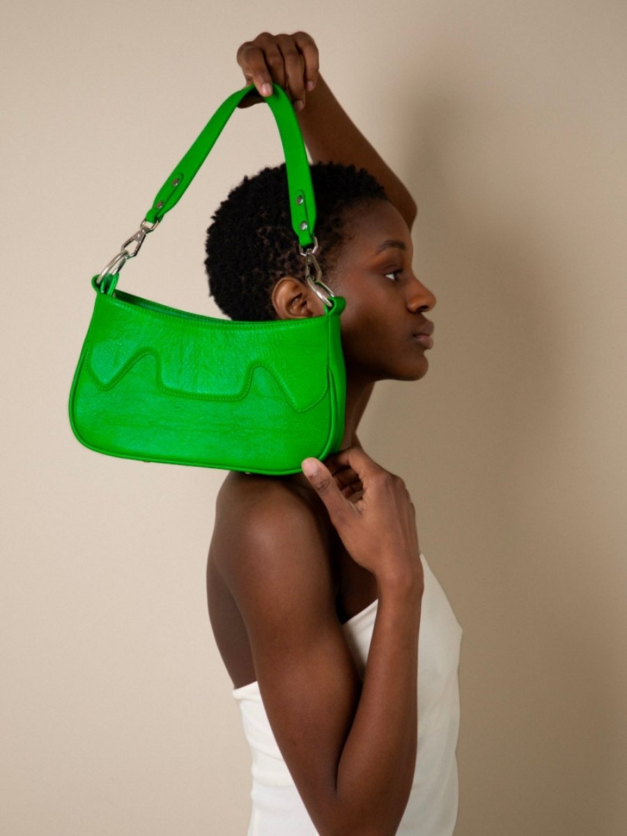 Neon green shoulder bag shop