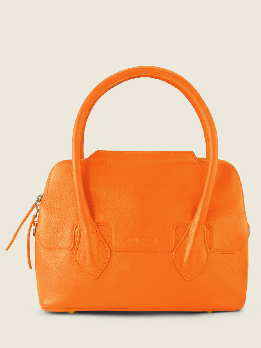orange-leather-handbag-gisele-s-sorbet-mango-paul-marius-front-view-picture-w32s-sb-o