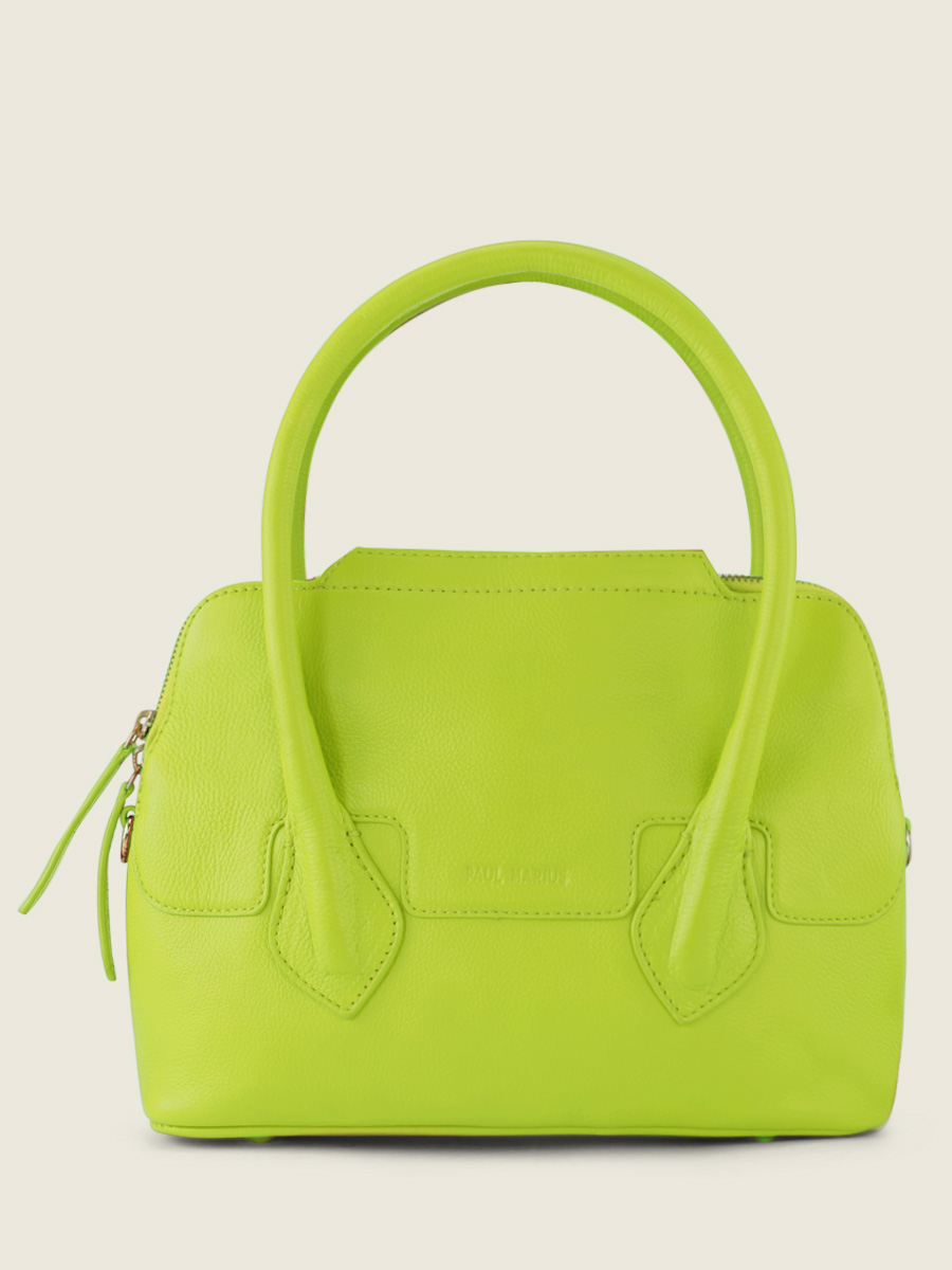 green-leather-handbag-gisele-s-sorbet-apple-paul-marius-front-view-picture-w32s-sb-lgr
