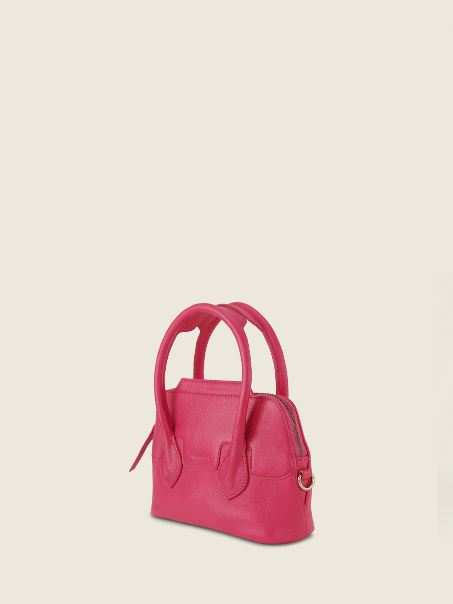 pink-leather-mini-handbag-gisele-xs-sorbet-raspberry-paul-marius-side-view-picture-w32xs-sb-pi