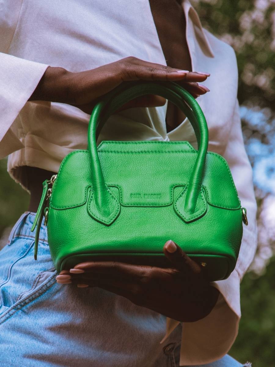 green-leather-mini-handbag-gisele-xs-sorbet-kiwi-paul-marius-front-view-picture-w32xs-sb-gr