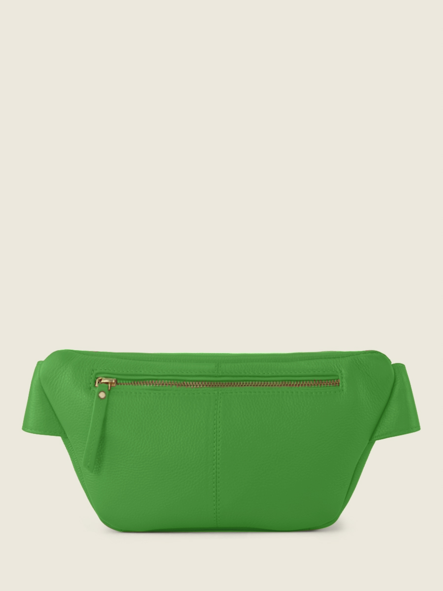 Green Leather Fanny Pack for Women LaBanane Sorbet Kiwi PAUL MARIUS