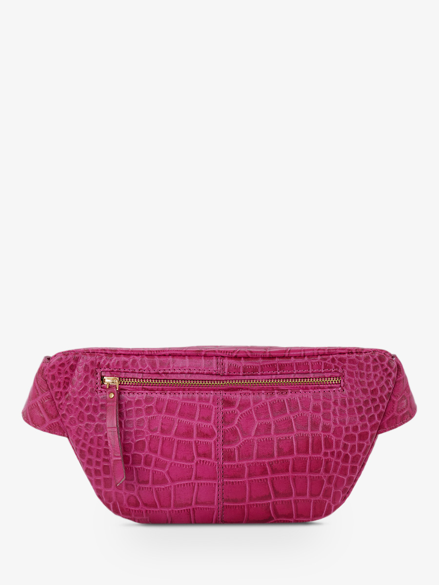 leather-fanny-pack-for-woman-pink-rear-view-picture-labanane-alligator-tourmaline-paul-marius-3760125357133