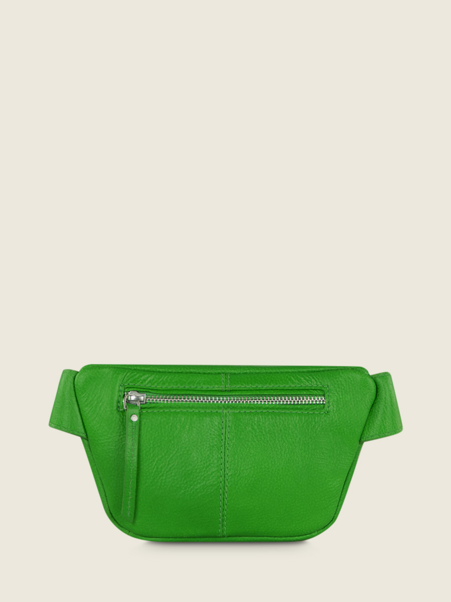 Green Leather Fanny Pack for Women LaBanane XS Neon Green PAUL MARIUS