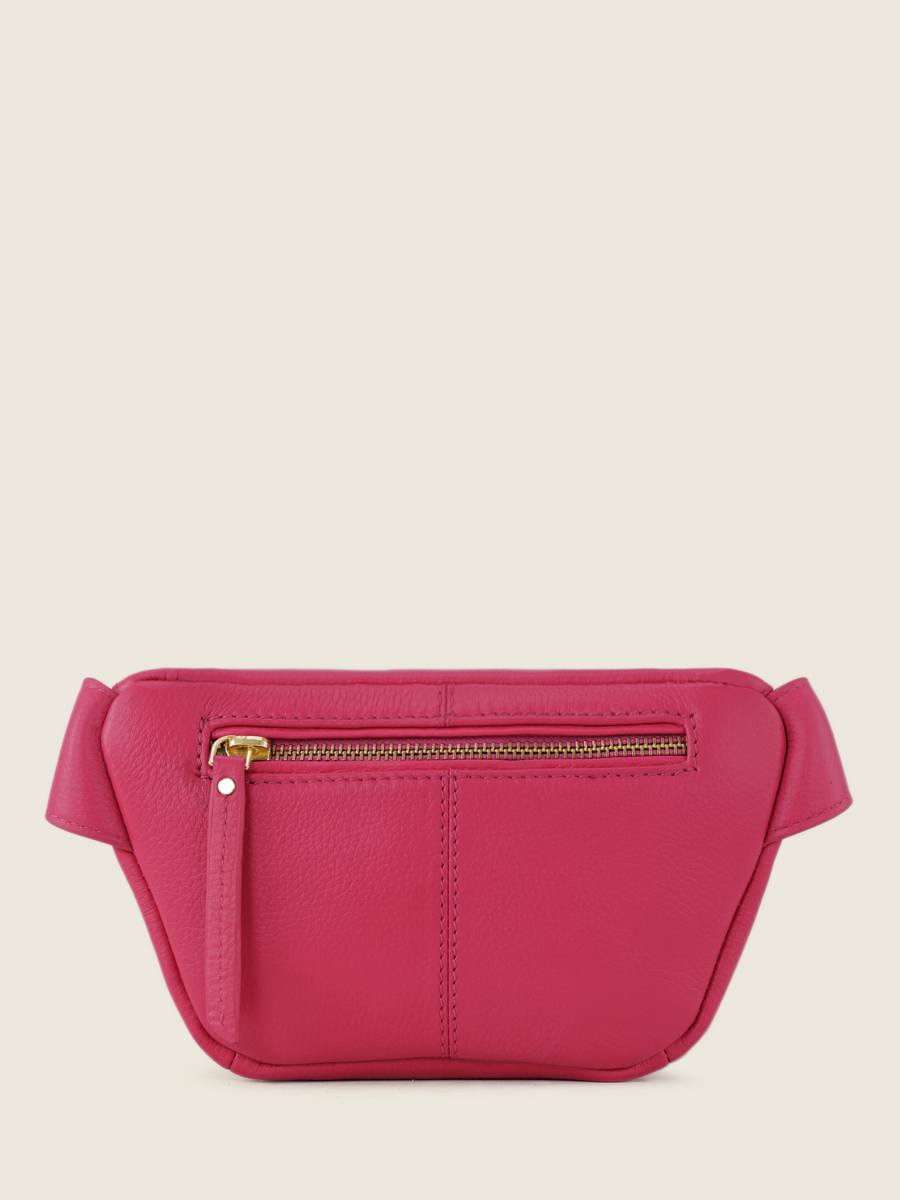 pink-leather-mini-fanny-pack-labanane-xs-sorbet-raspberry-paul-marius-back-view-picture-m503xs-sb-pi