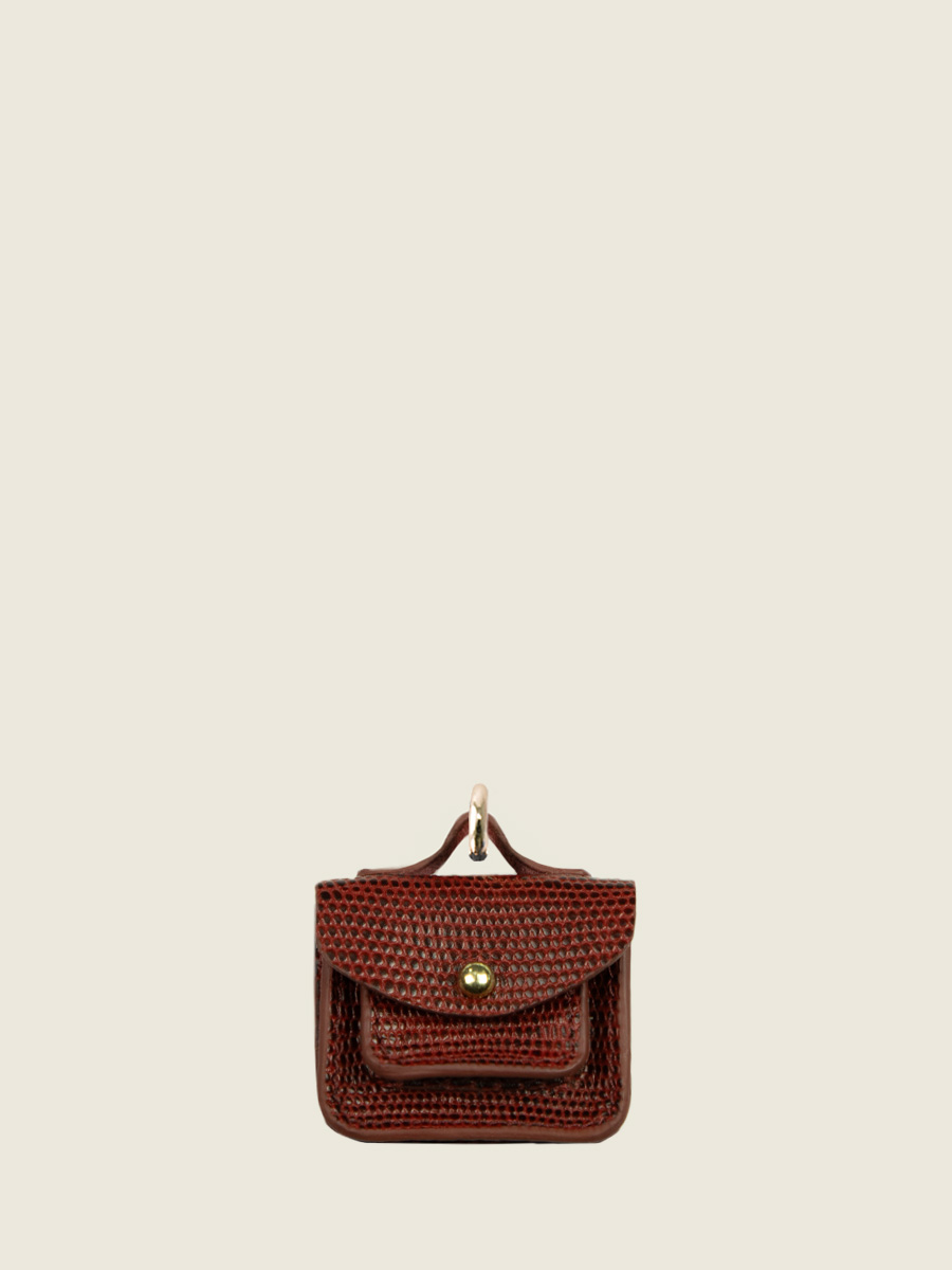 red-leather-key-ring-labreloque-mademoiselle-george-1960-garnet-paul-marius-campaign-picture-lkc-w05-l-r