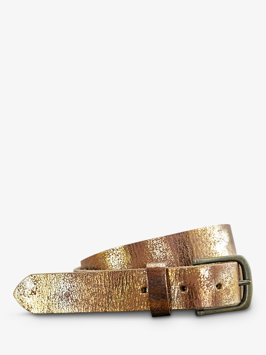 leather belt Silver Gold Copper LaCeinture Boucle Silver Gold Copper PAUL MARIUS