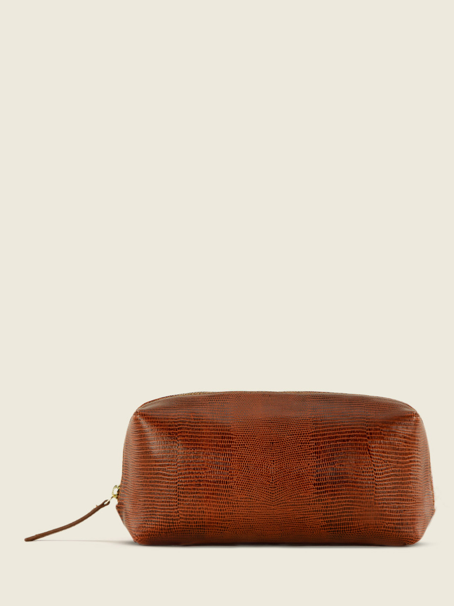 Light Brown toiletry bag for men LeBarbier 1960 Amber PAUL MARIUS