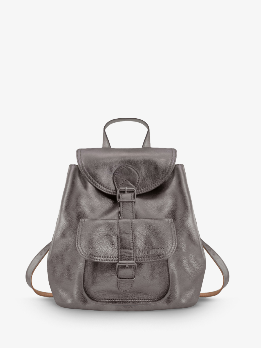 Silver backpack hot sale