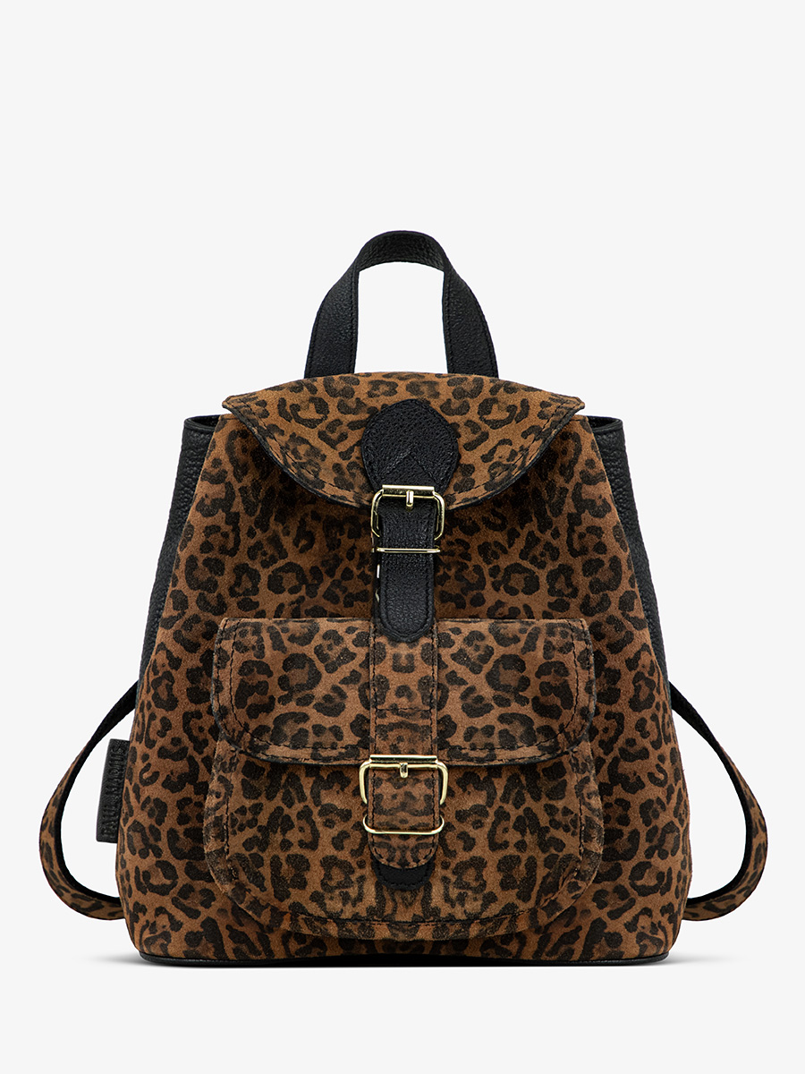 Leopard purse backpack clearance