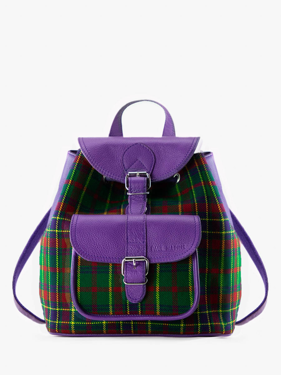 purple-tartan-leather-backpack-lebaroudeur-versus-paul-marius-side-view-picture-m40-sco-gr-p