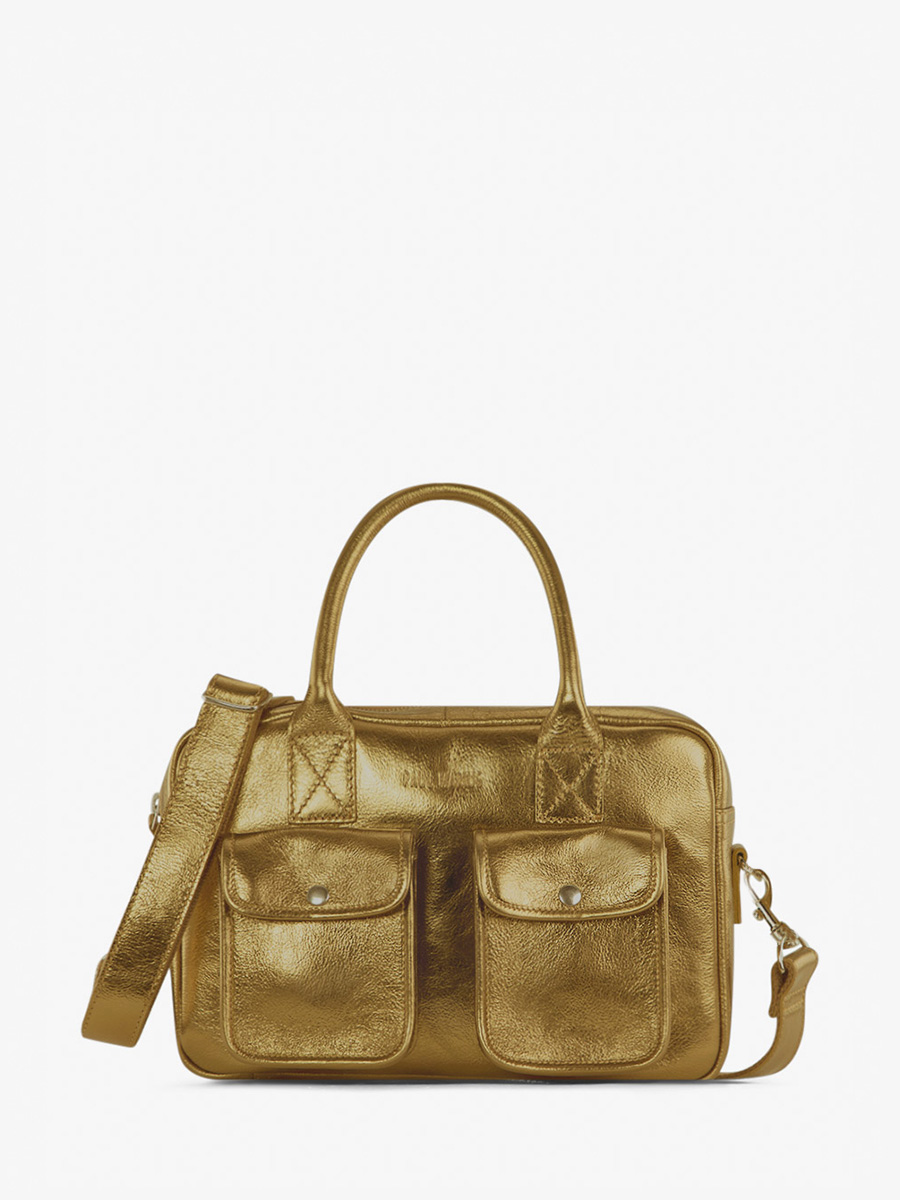 gold-leather-handbag-ledandy-s-bronze-paul-marius-front-view-picture-w04s-og