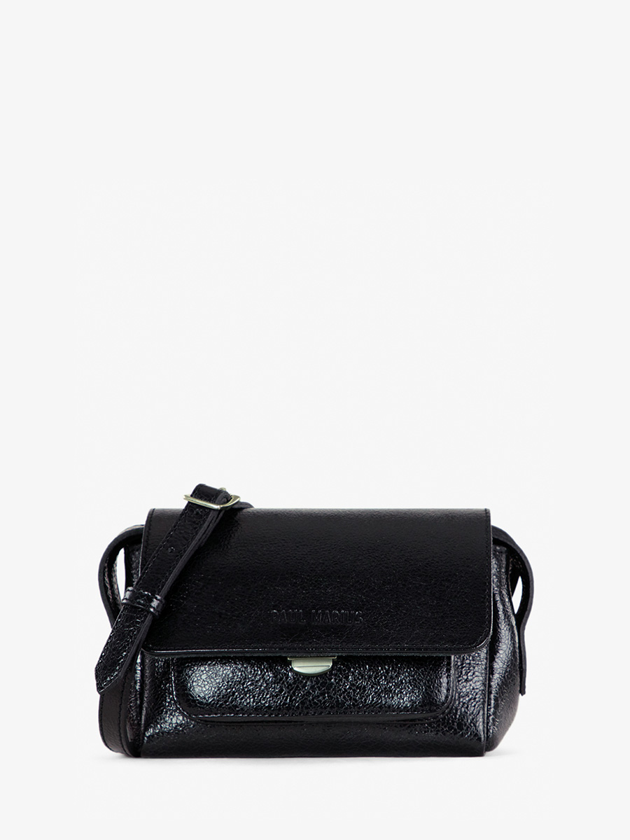 shimmering-black-leather-mini-cross-body-bag-diane-xs-eclipse-paul-marius-front-view-picture-w35xs-m-b