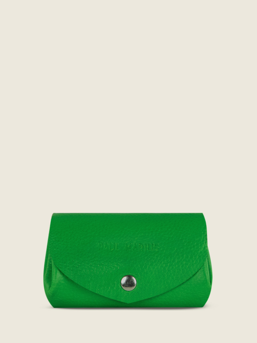 Green Leather Purse LeGustave Neon PAUL MARIUS