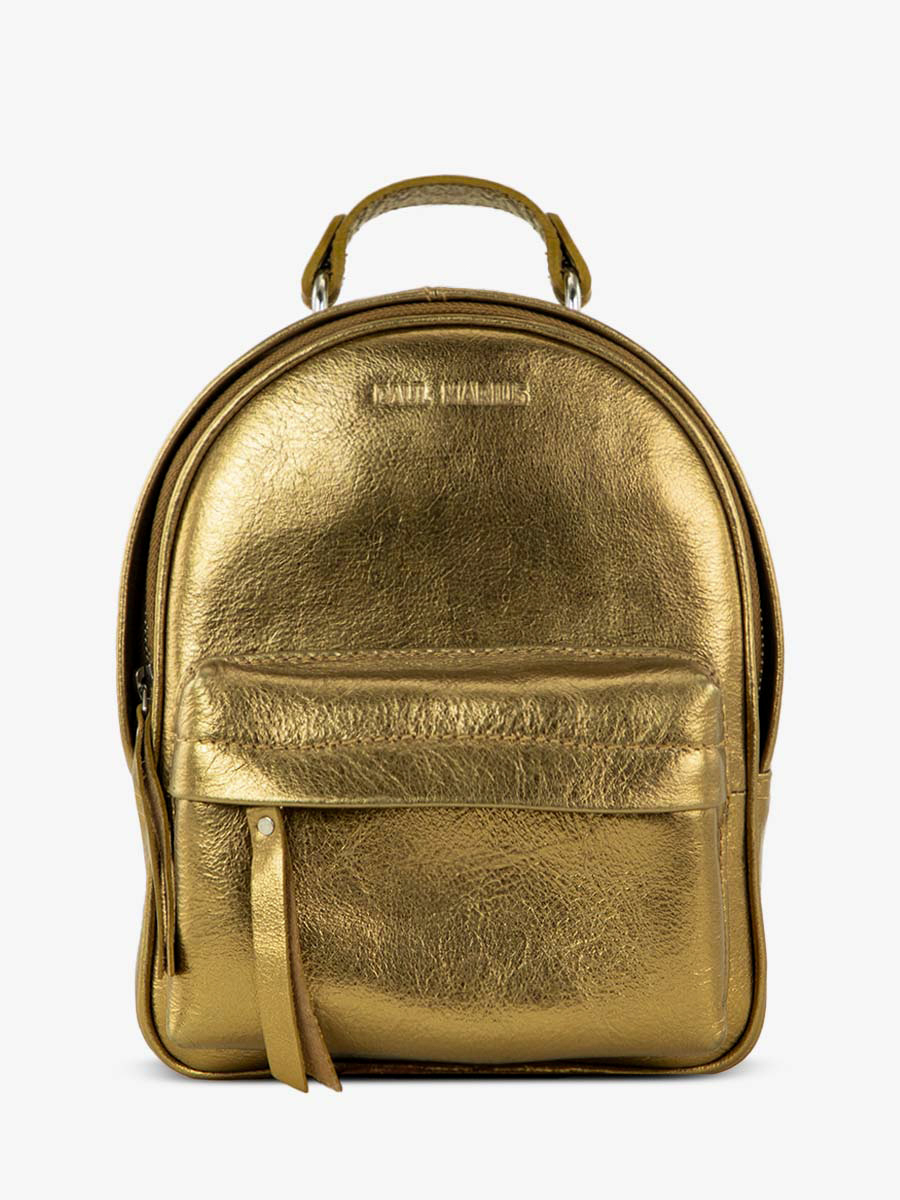 Small gold backpack store