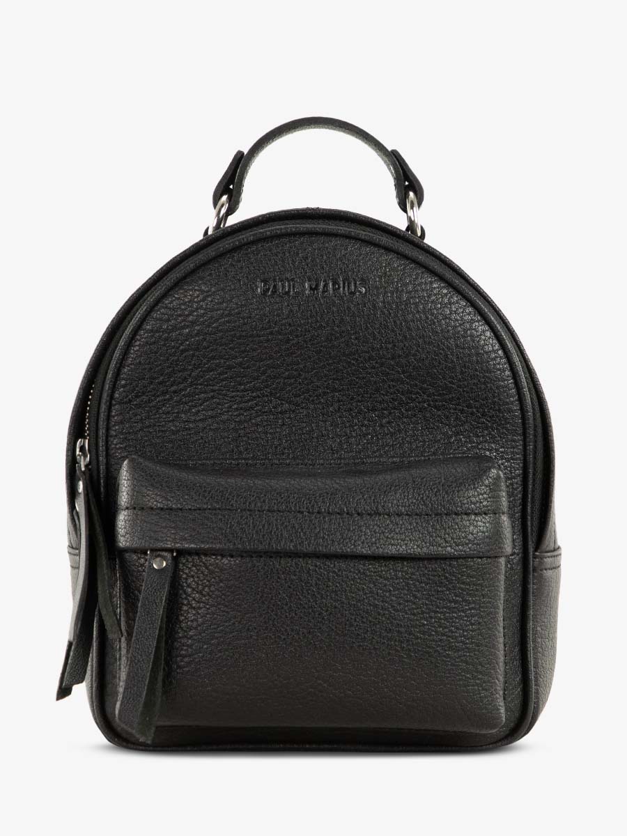 Small black purse backpack on sale